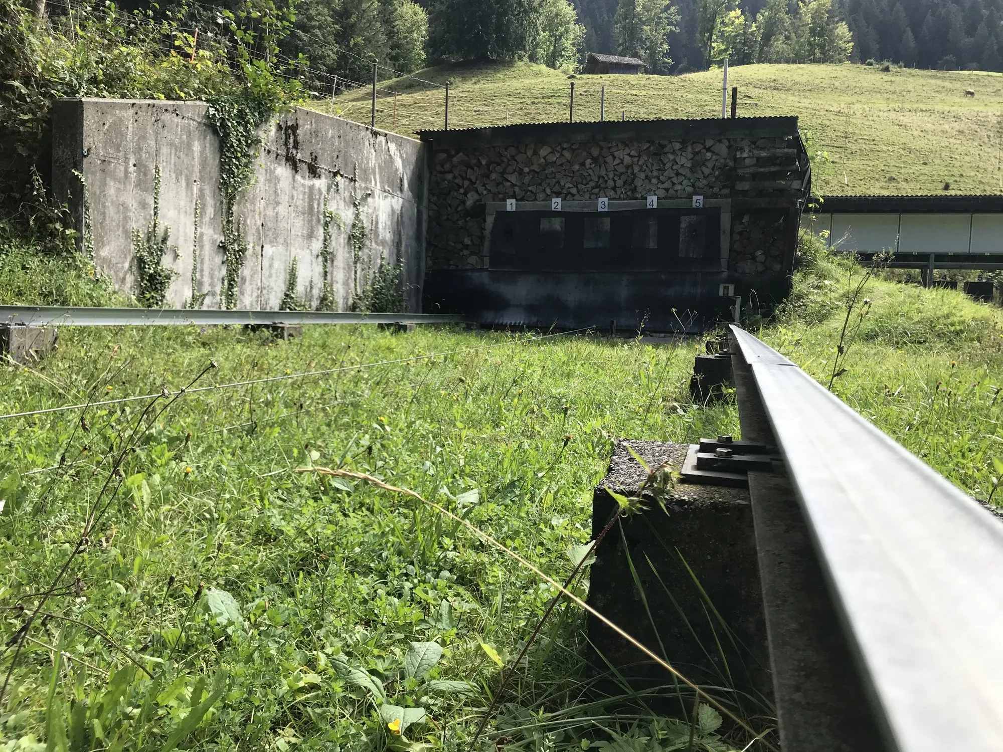 Aufnahme der Schiessanlage Lehn (2)